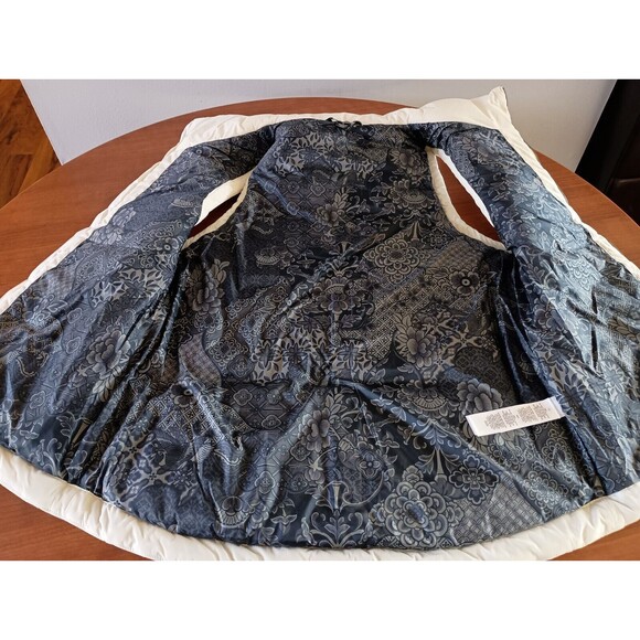 NWT Sherpa Puffer Vest Womens M Kabru Insulated White Full Zip 101 Peetho - Picture 5 of 10